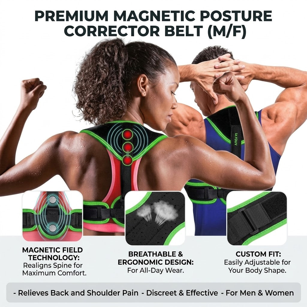 FlexiSpine™ Magnetic Posture Corrector & Back Support Belt